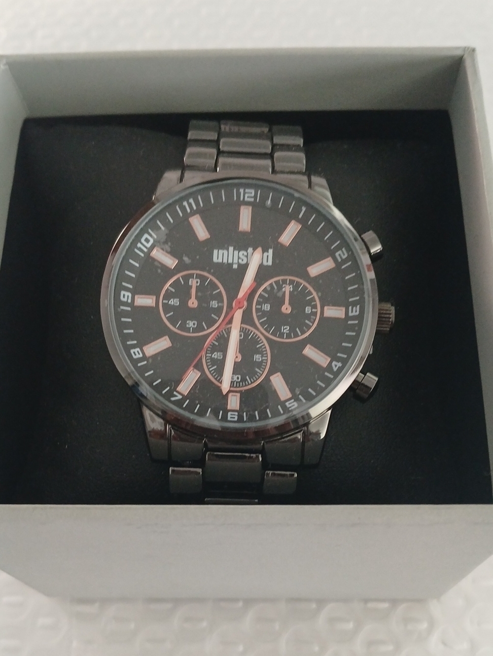 Unlisted Black Watch with Rose Accents Kenneth Cole. Nwt
